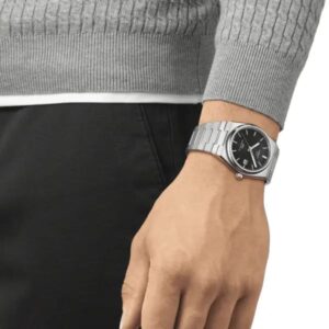 Tissot PRX Quartz Acier inoxydable Cadran Noir40205